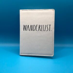 RAE DUNN White 'Wanderlust' Passport Holder